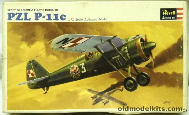 Revell 1/72 PZL P-11C, H647-50 plastic model kit